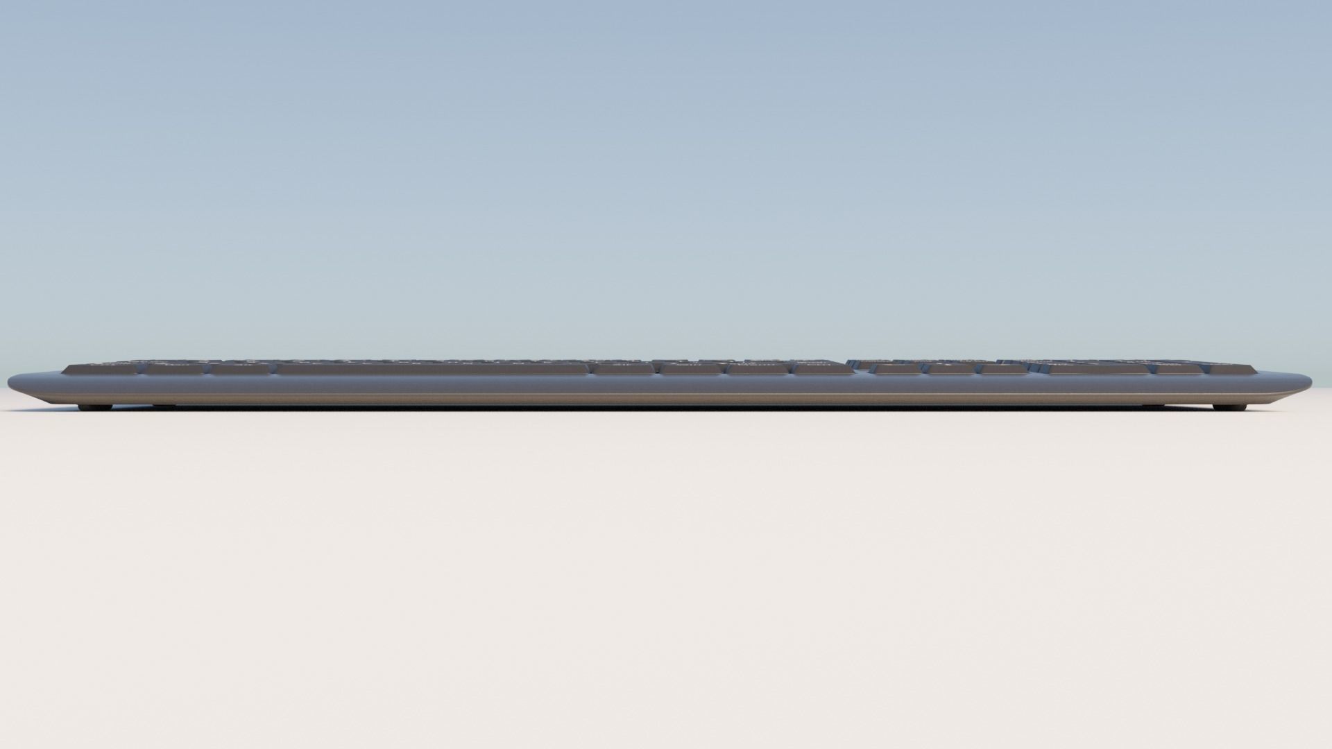 Generic wireless keyboard 3D model_1