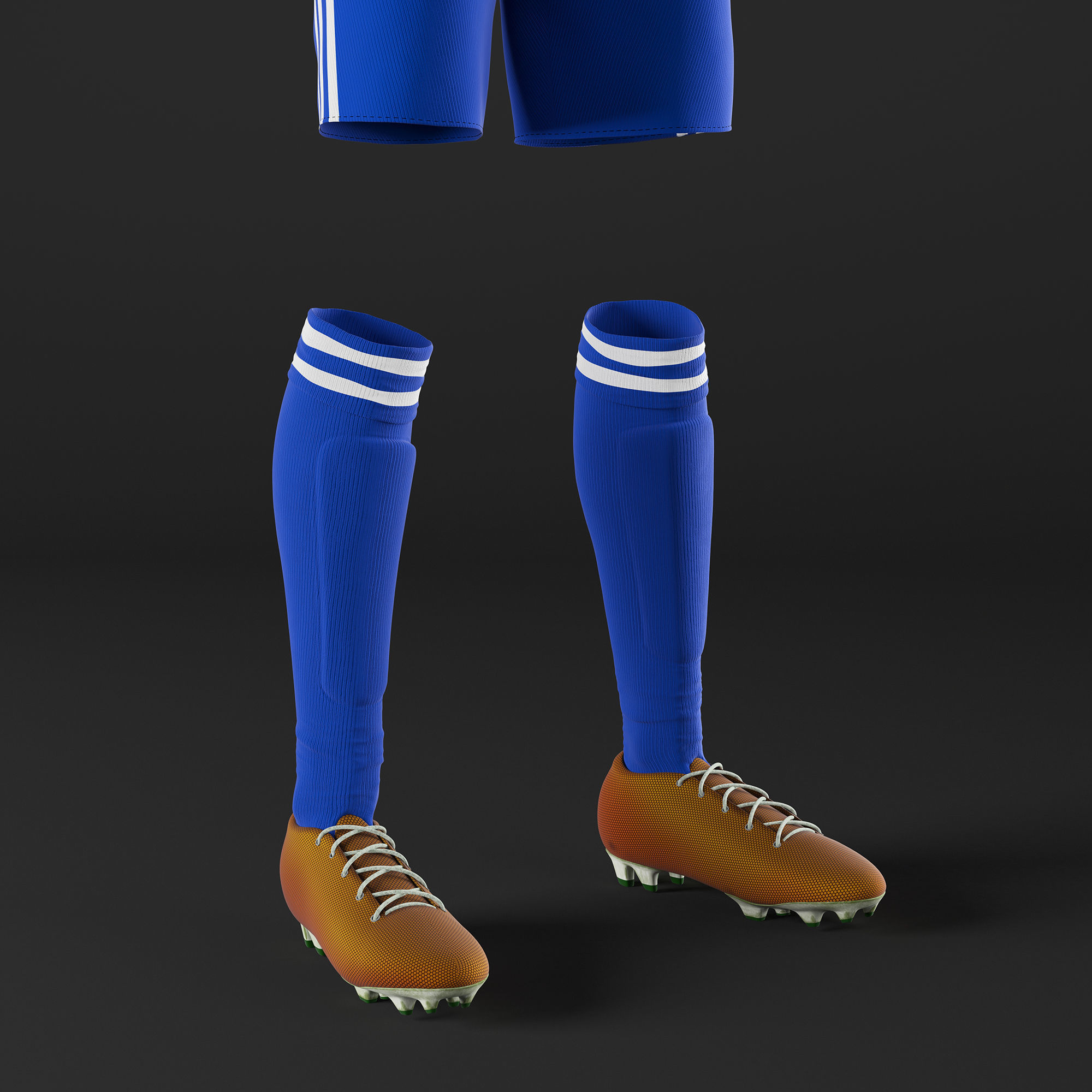 Soccer Uniform 3D model_9