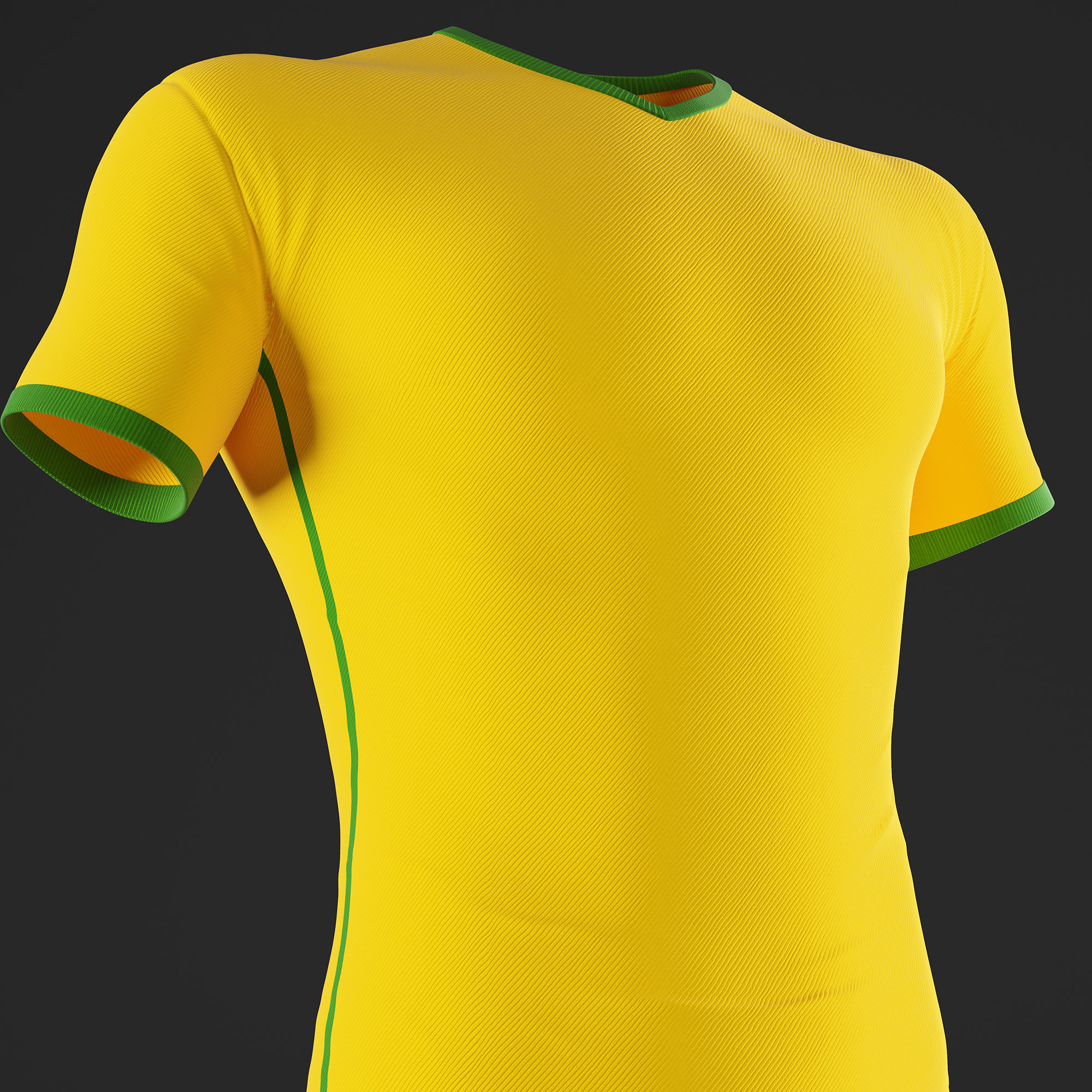 Soccer Uniform 3D model_10
