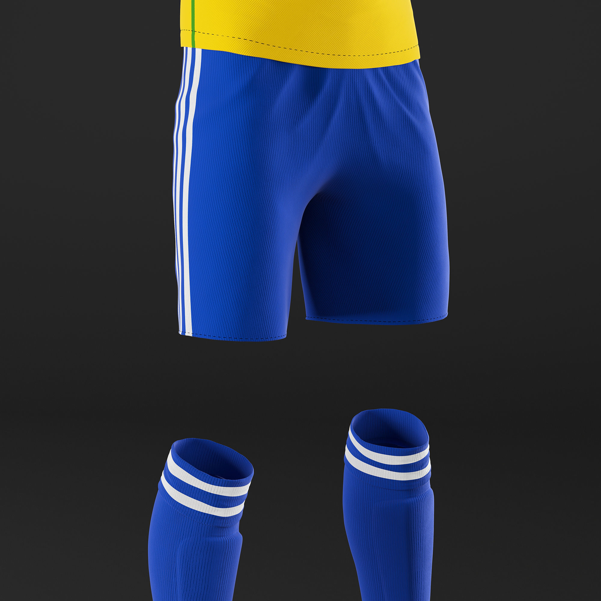 Soccer Uniform 3D model_8