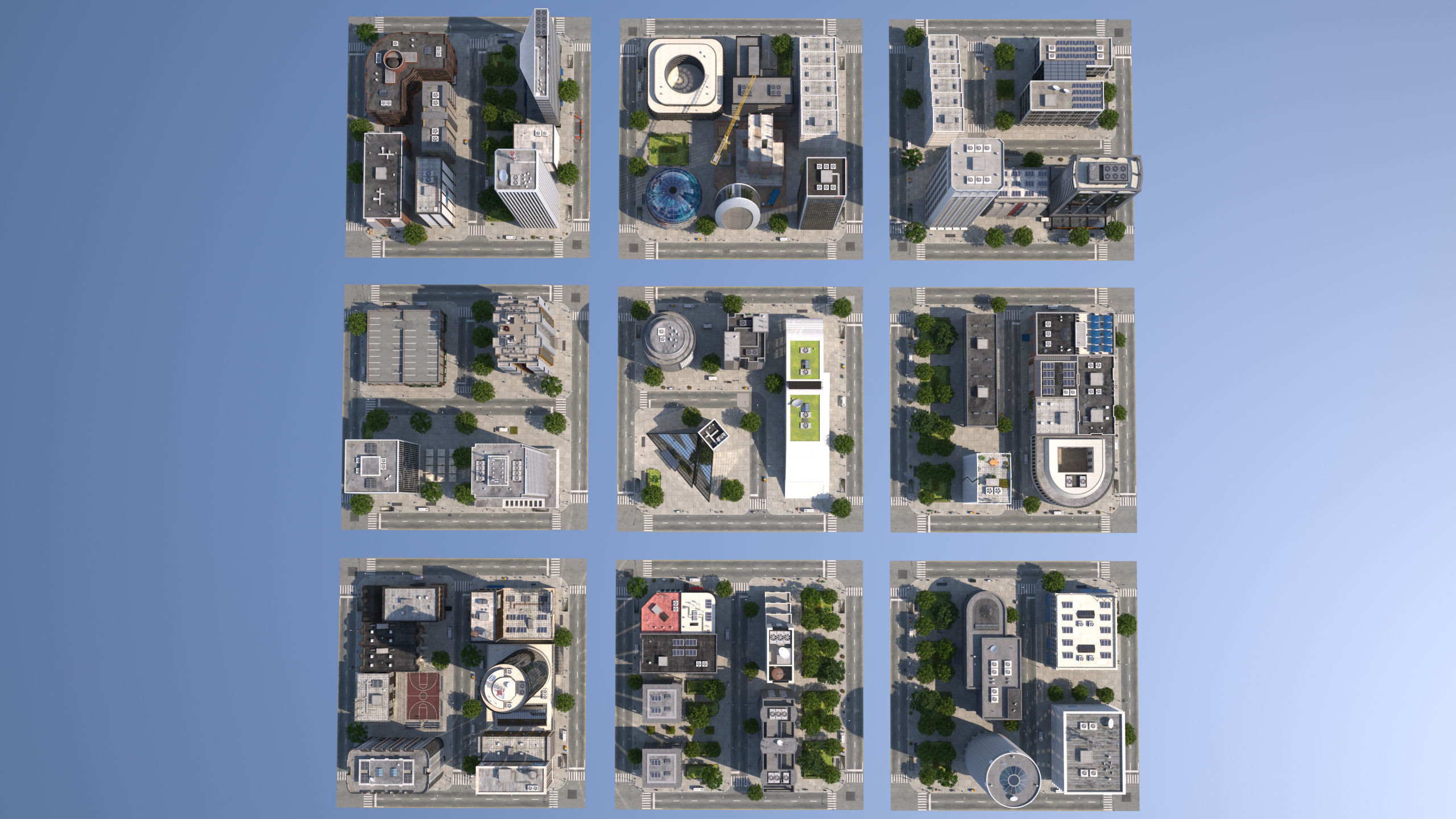 White City XL Low-poly 3D model_36