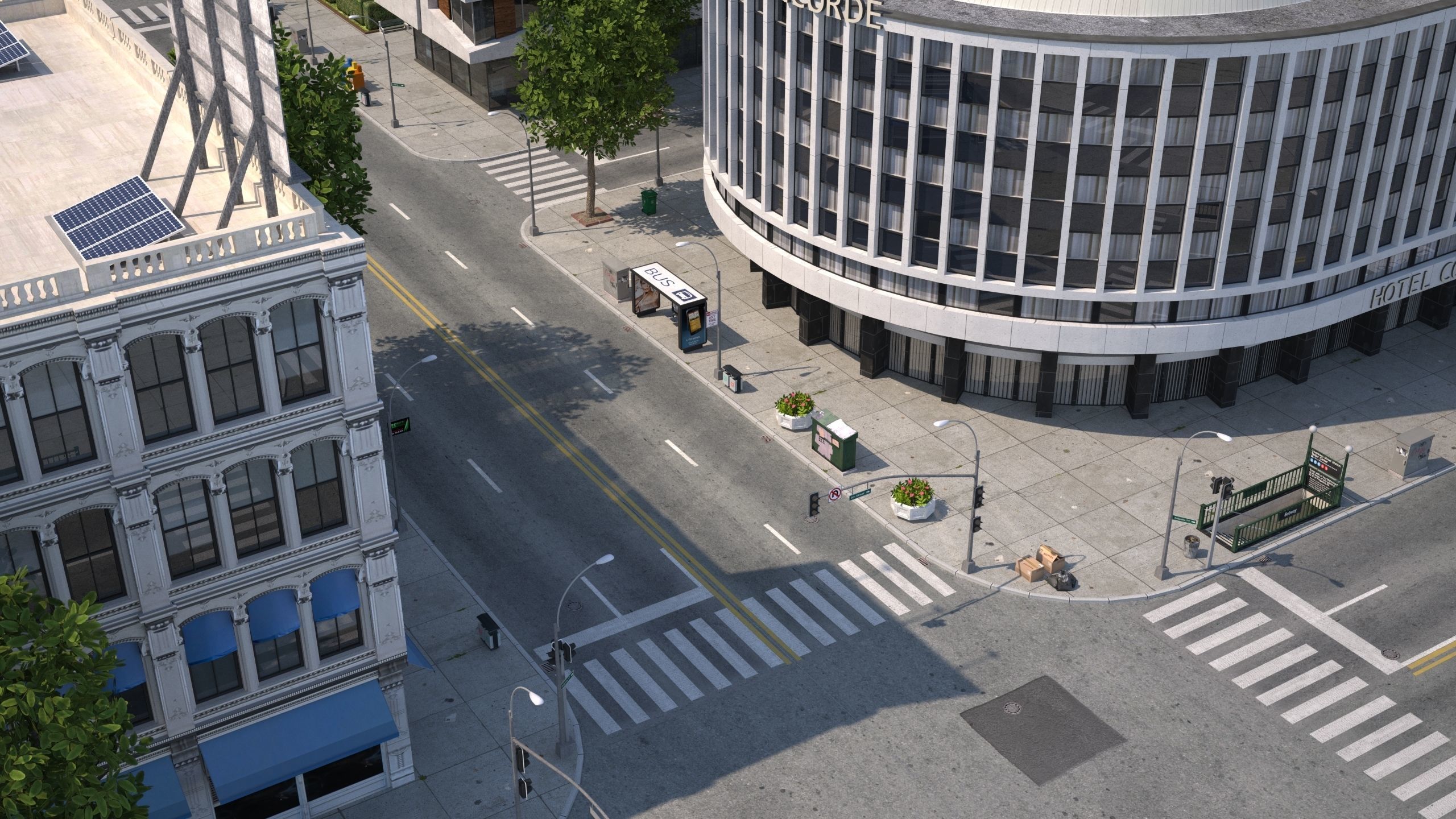 White City XL Low-poly 3D model_40