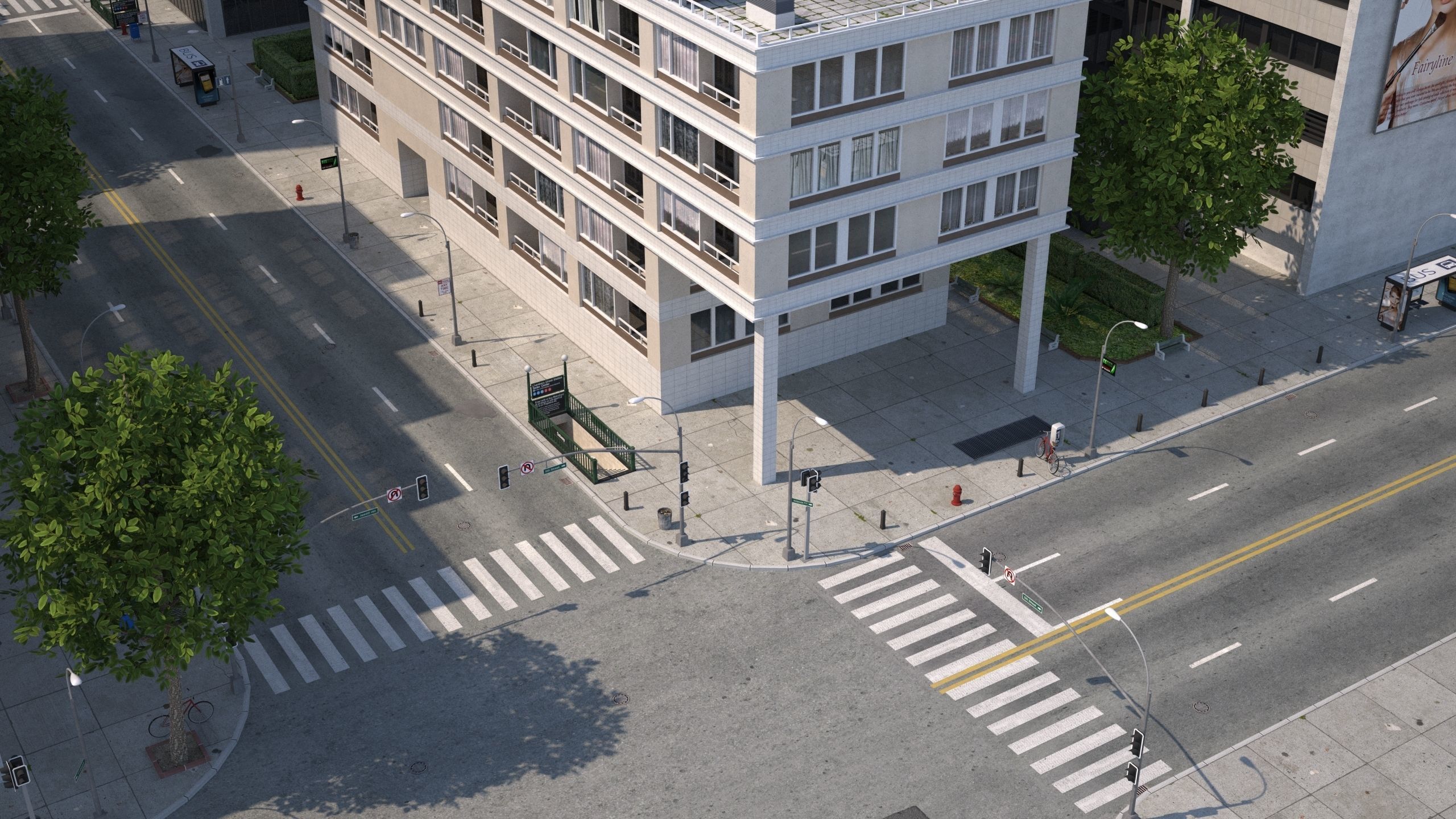 White City XL Low-poly 3D model_39