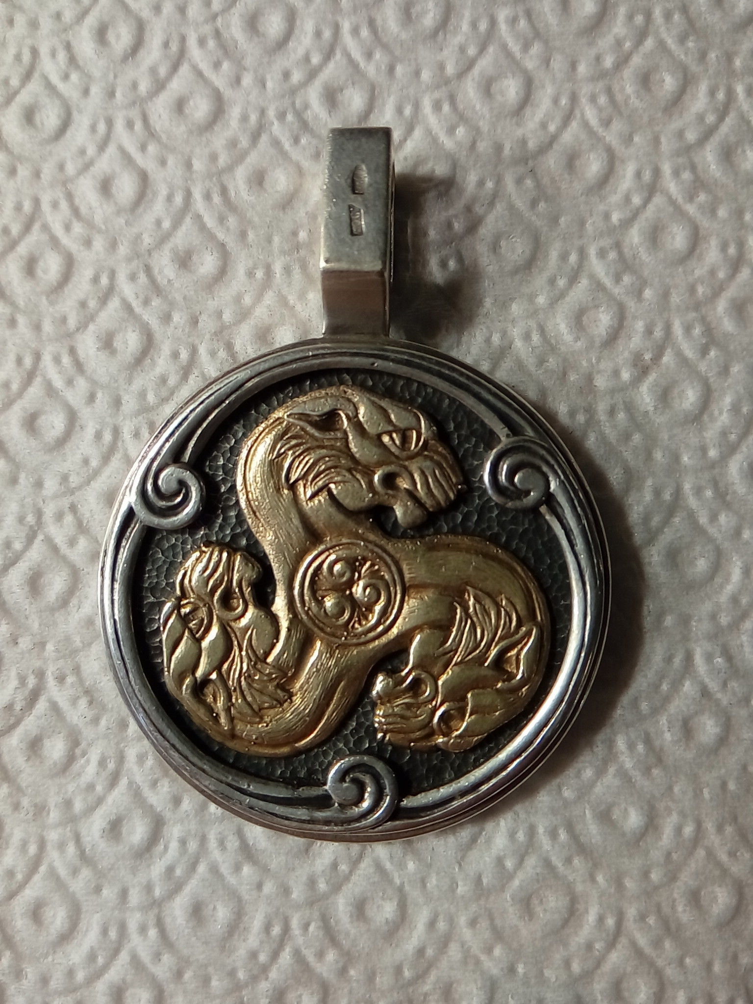 pendant Horseman 3D print model_5