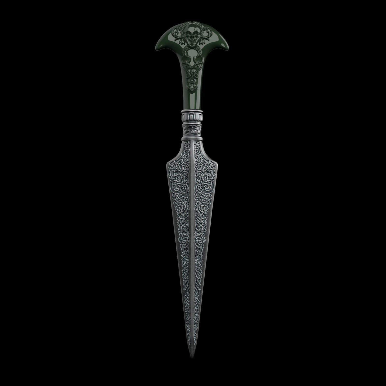 BELLATRIX LESTRANGE DAGGER - HARRY POTTER 3D print model_3