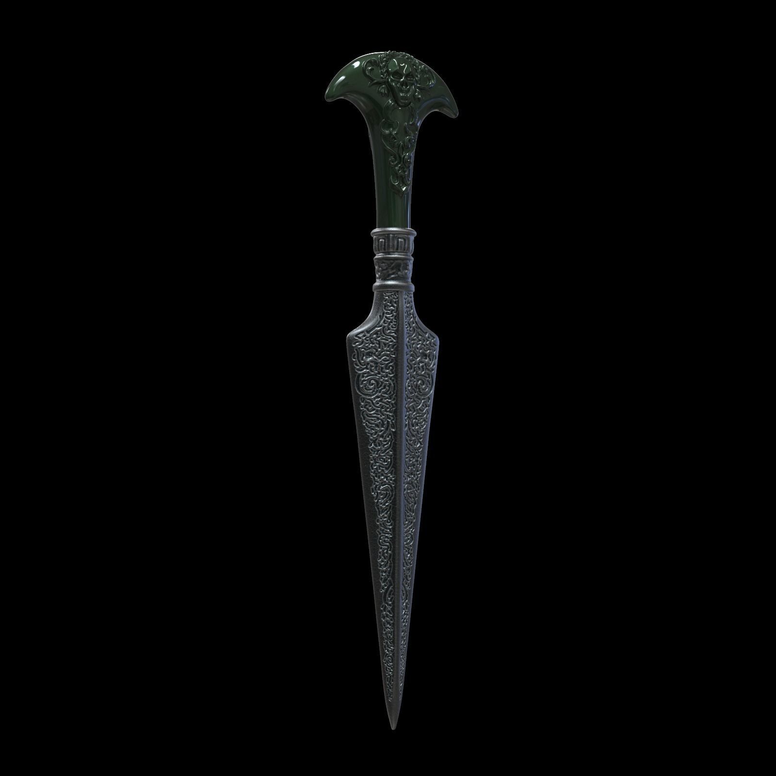 BELLATRIX LESTRANGE DAGGER - HARRY POTTER 3D print model_1