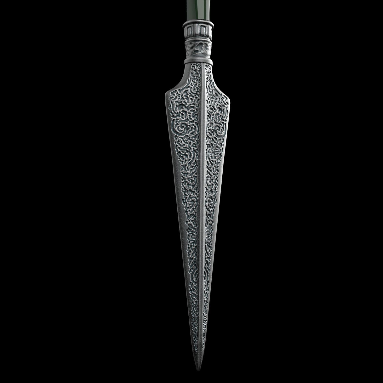 BELLATRIX LESTRANGE DAGGER - HARRY POTTER 3D print model_7