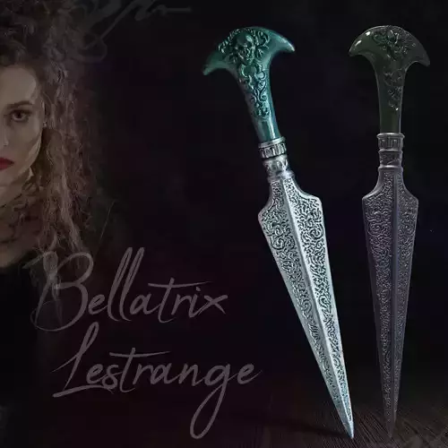 BELLATRIX LESTRANGE DAGGER - HARRY POTTER 3D print model