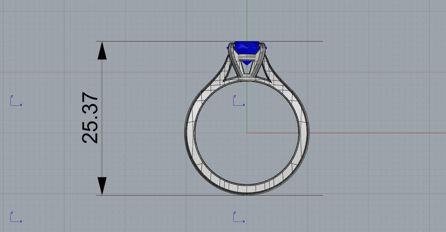  Ring Lady 3D print model_4