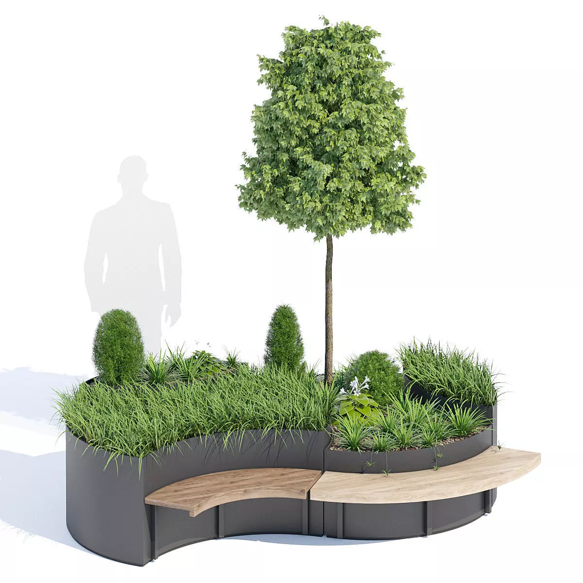 Flo planter 3D model_0