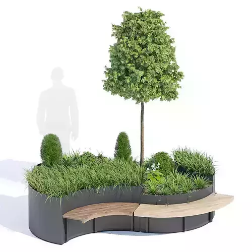 Flo planter 3D model Flo planter 3D model