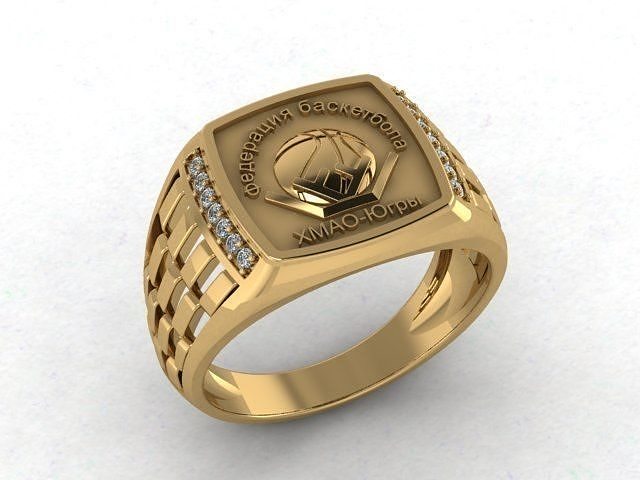 men ring 3D print model