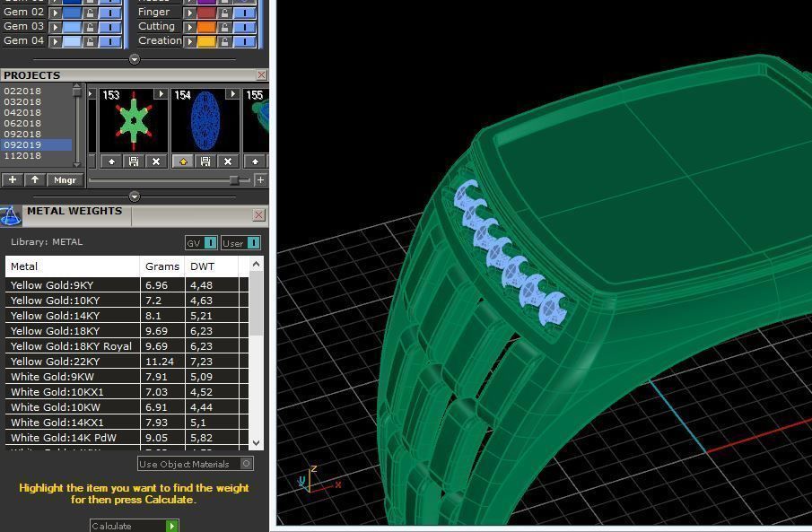 men ring 3D print model_8