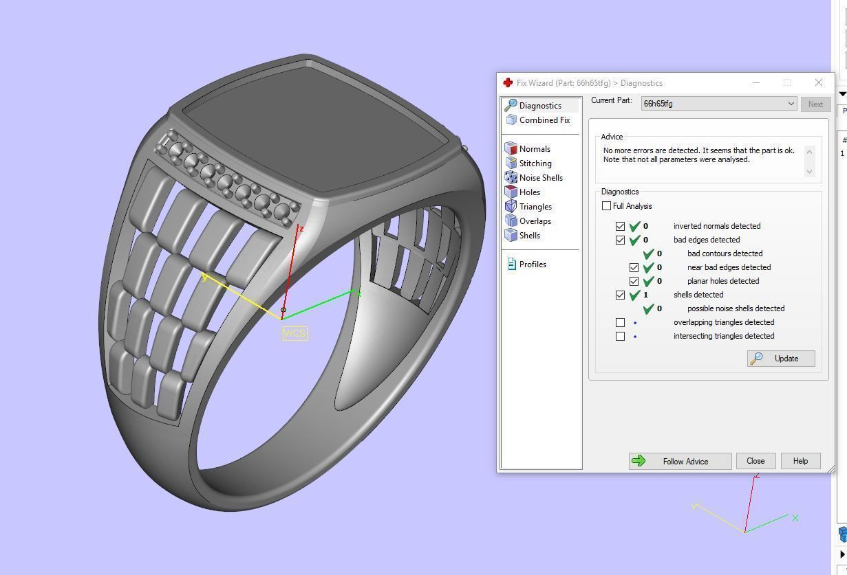 men ring 3D print model_9