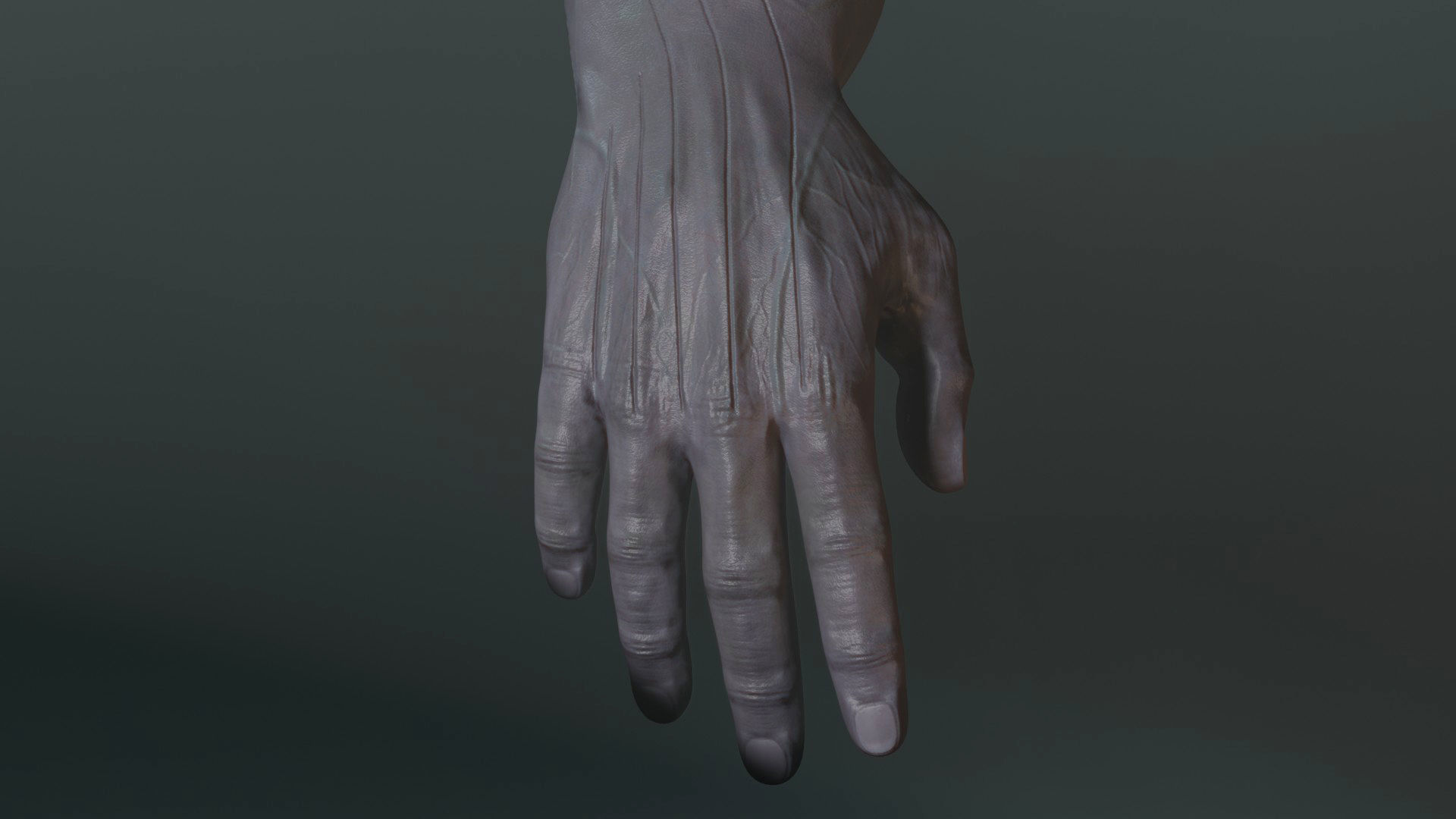 Thanos Rigged Low-poly 3D model_12