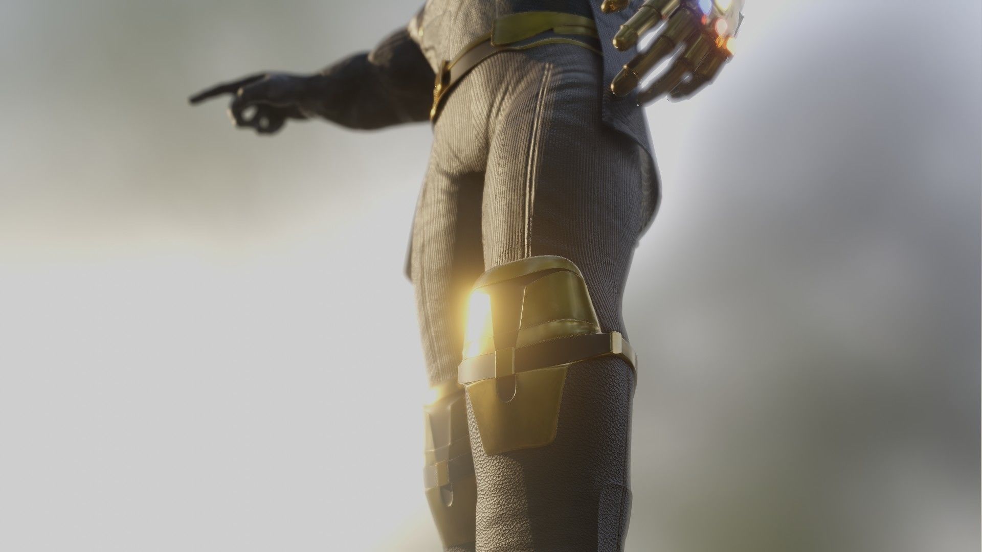 Thanos Rigged Low-poly 3D model_8