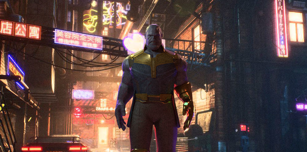 Thanos Rigged Low-poly 3D model_20