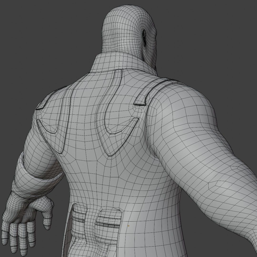 Thanos Rigged Low-poly 3D model_32