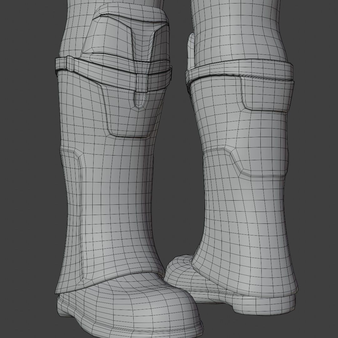 Thanos Rigged Low-poly 3D model_34