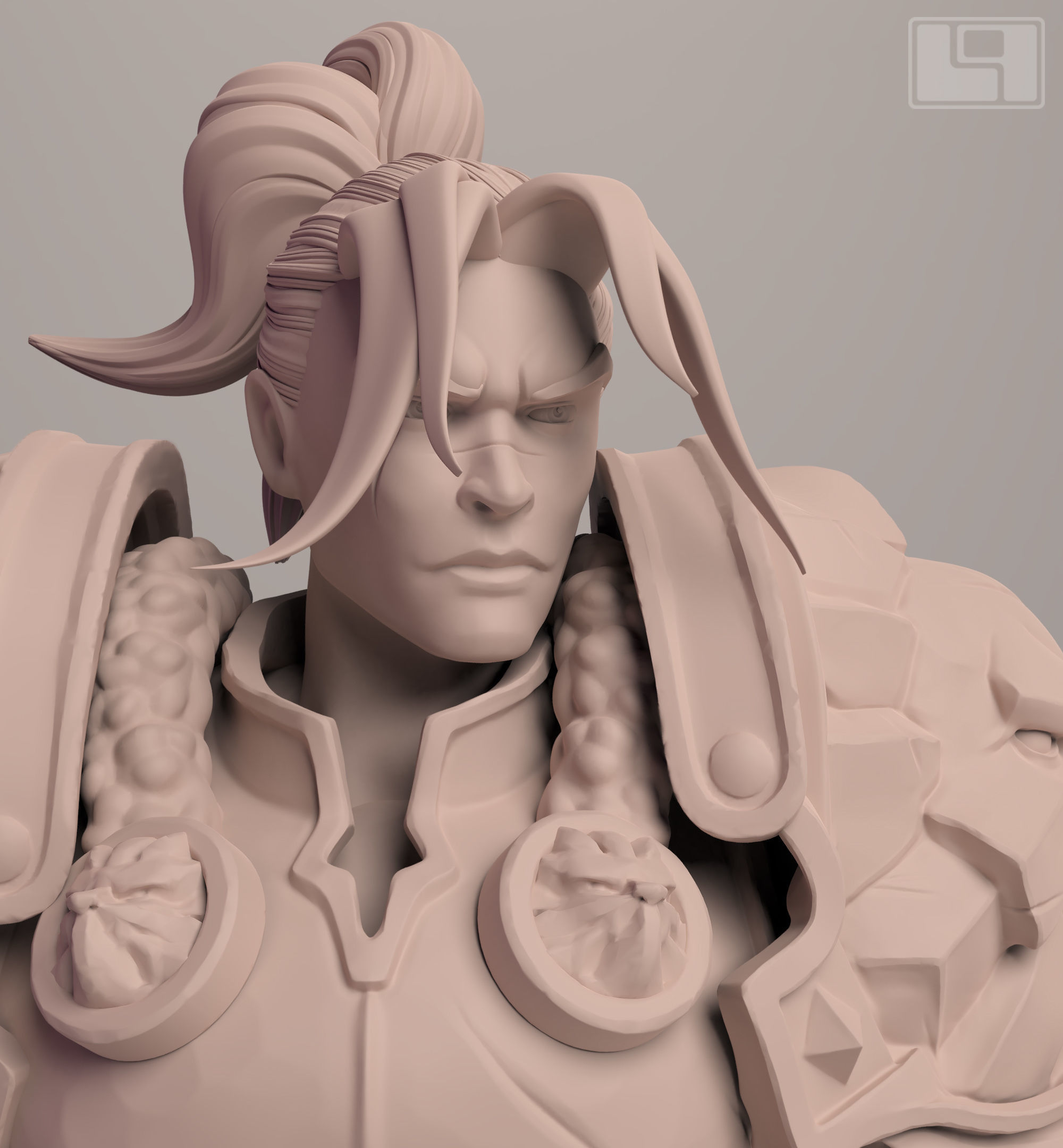 King Varian Wrynn based fan art - Model for 3d printing Free 3D print model_2