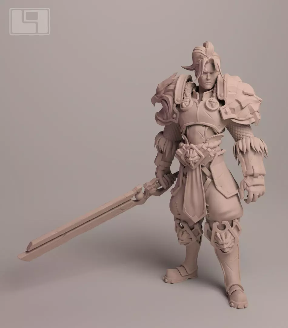 King Varian Wrynn based fan art - Model for 3d printing Free 3D print model_0