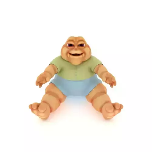 Baby Sinclair with Hollow Earth 3D model
