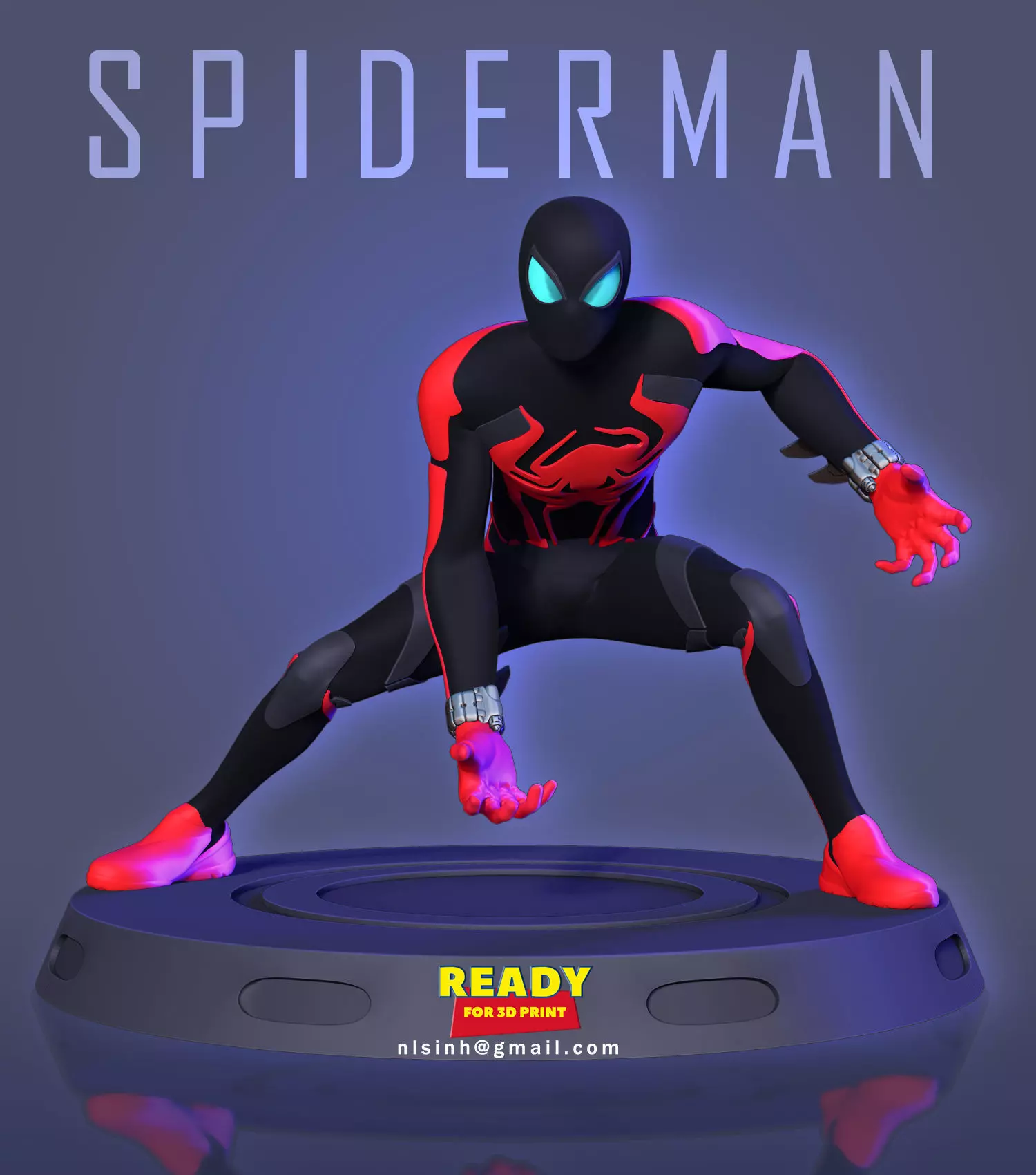 Spider-Man - Miles Morales 2099 Suit 3D print model_0