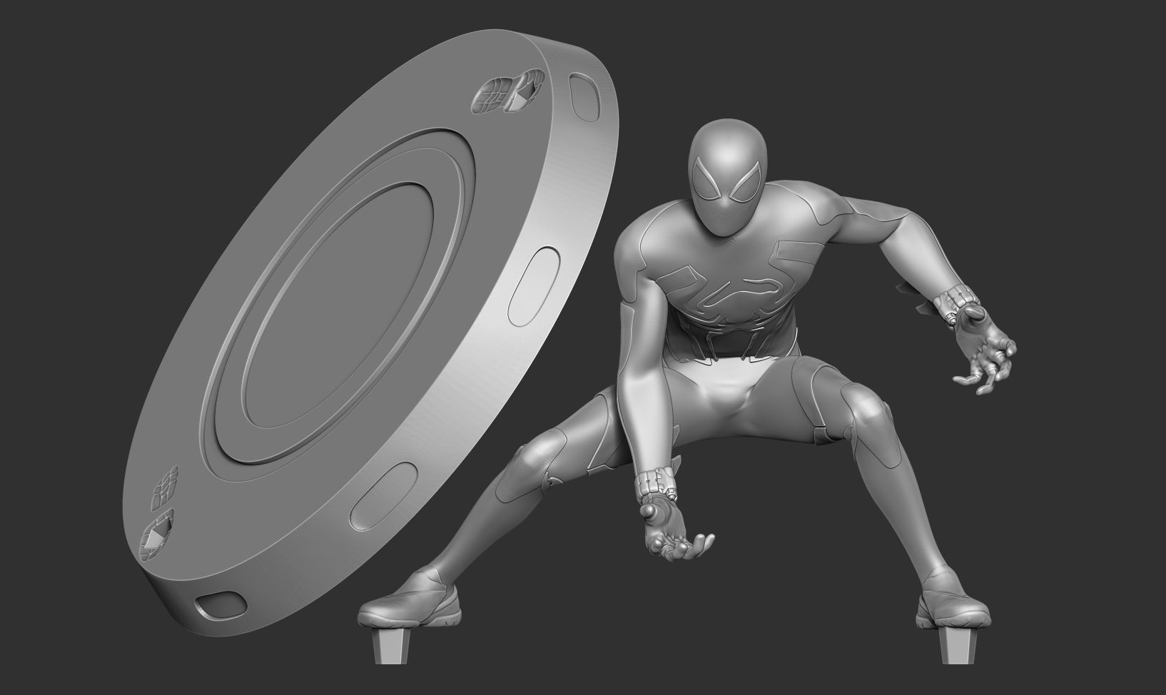 Spider-Man - Miles Morales 2099 Suit 3D print model_2