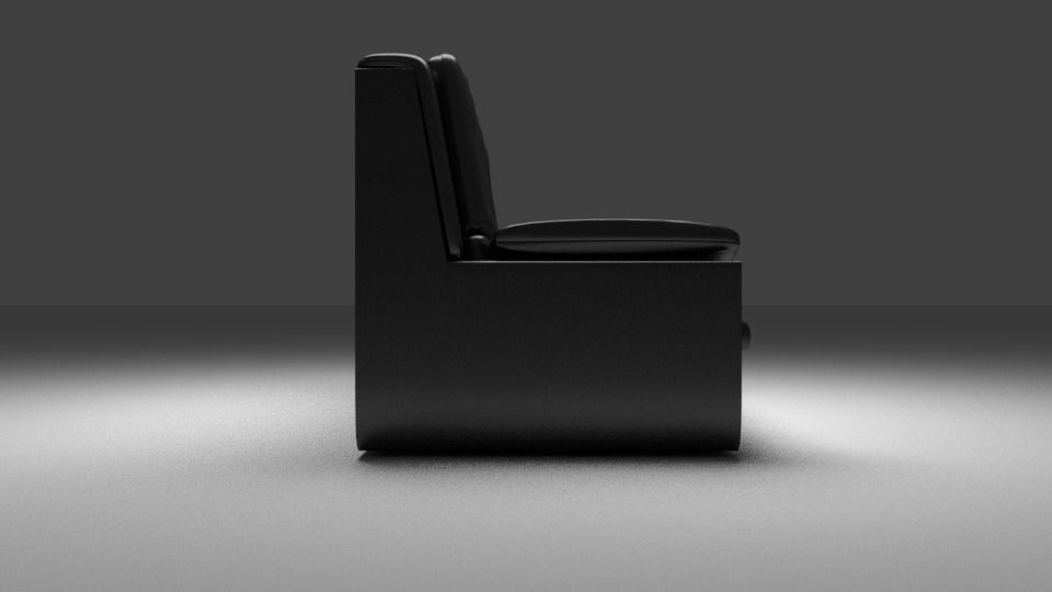 Leather Sofa 3D model_3