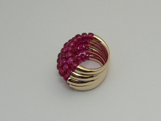 ring with beads 3D print model