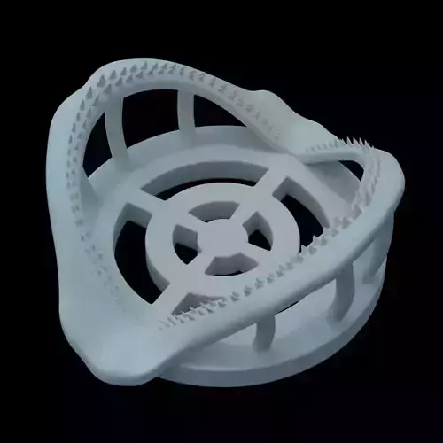 Shark Jaw Coaster 3D print model