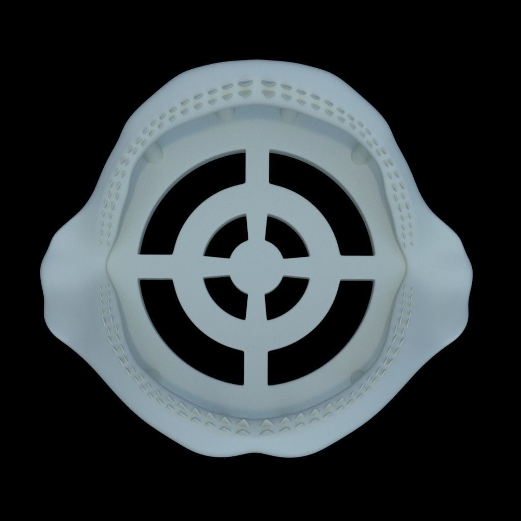 Shark Jaw Coaster 3D print model_9