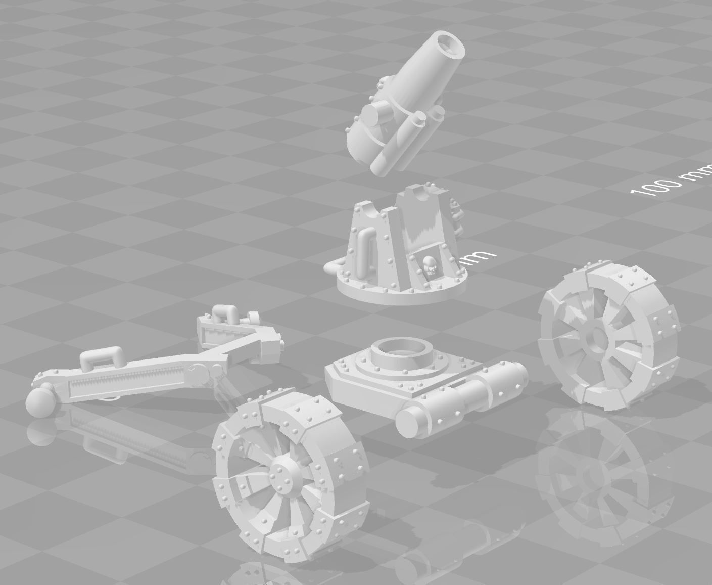 Feudal guard Heavy Weapons teams 3D print model_5