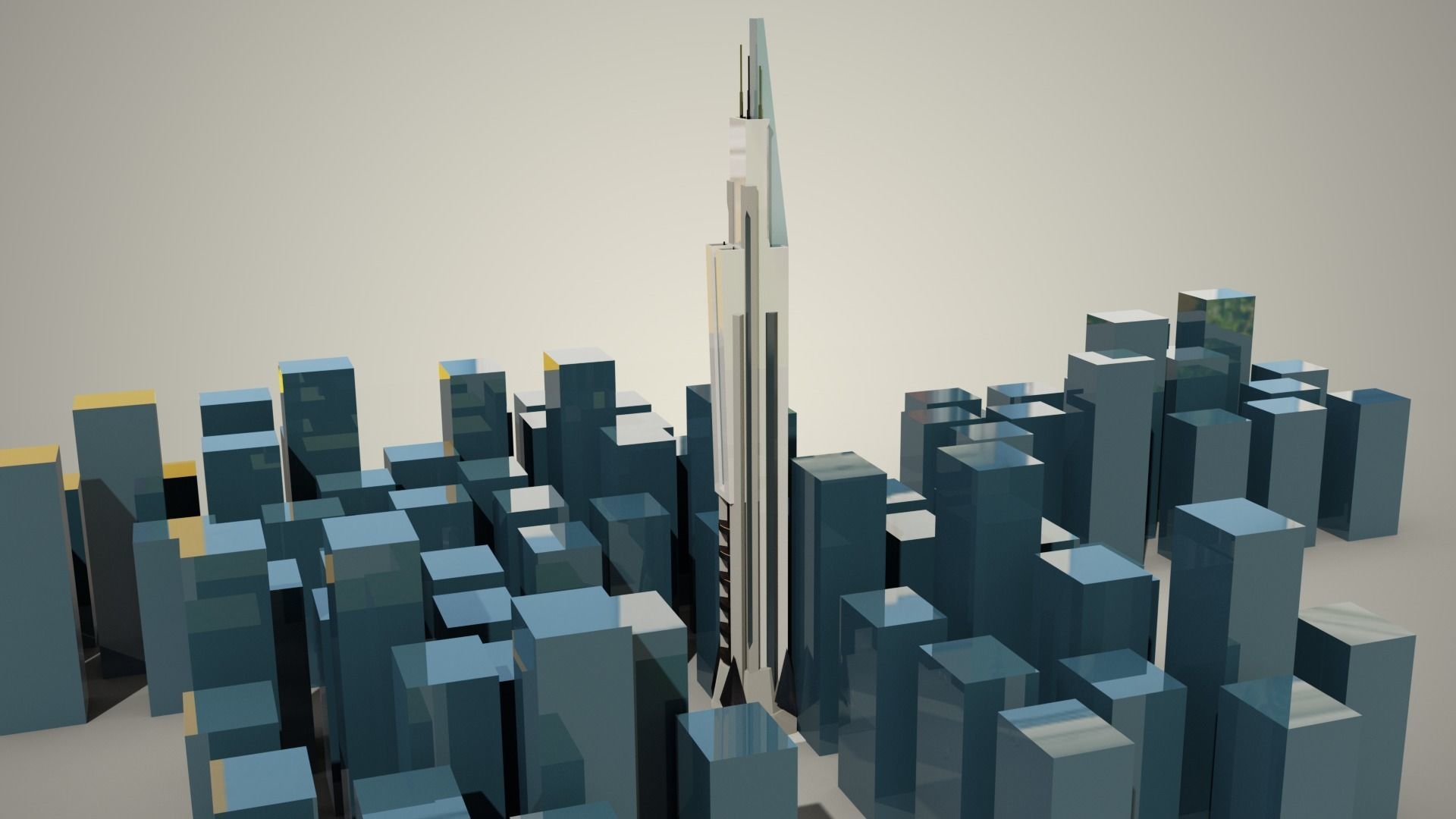 Iso Tower08 Low-poly 3D model_3