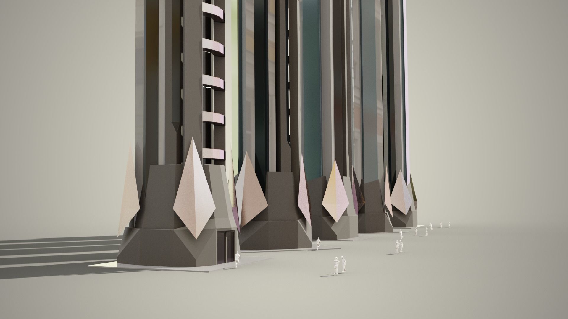 Iso Tower08 Low-poly 3D model_2
