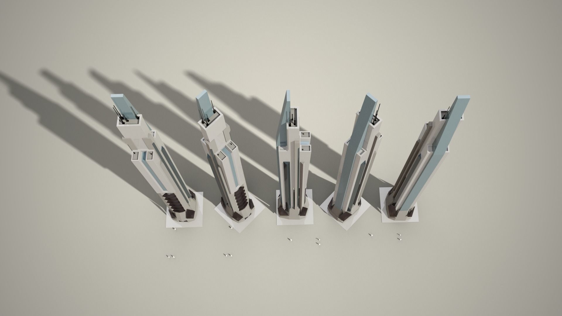 Iso Tower08 Low-poly 3D model_1
