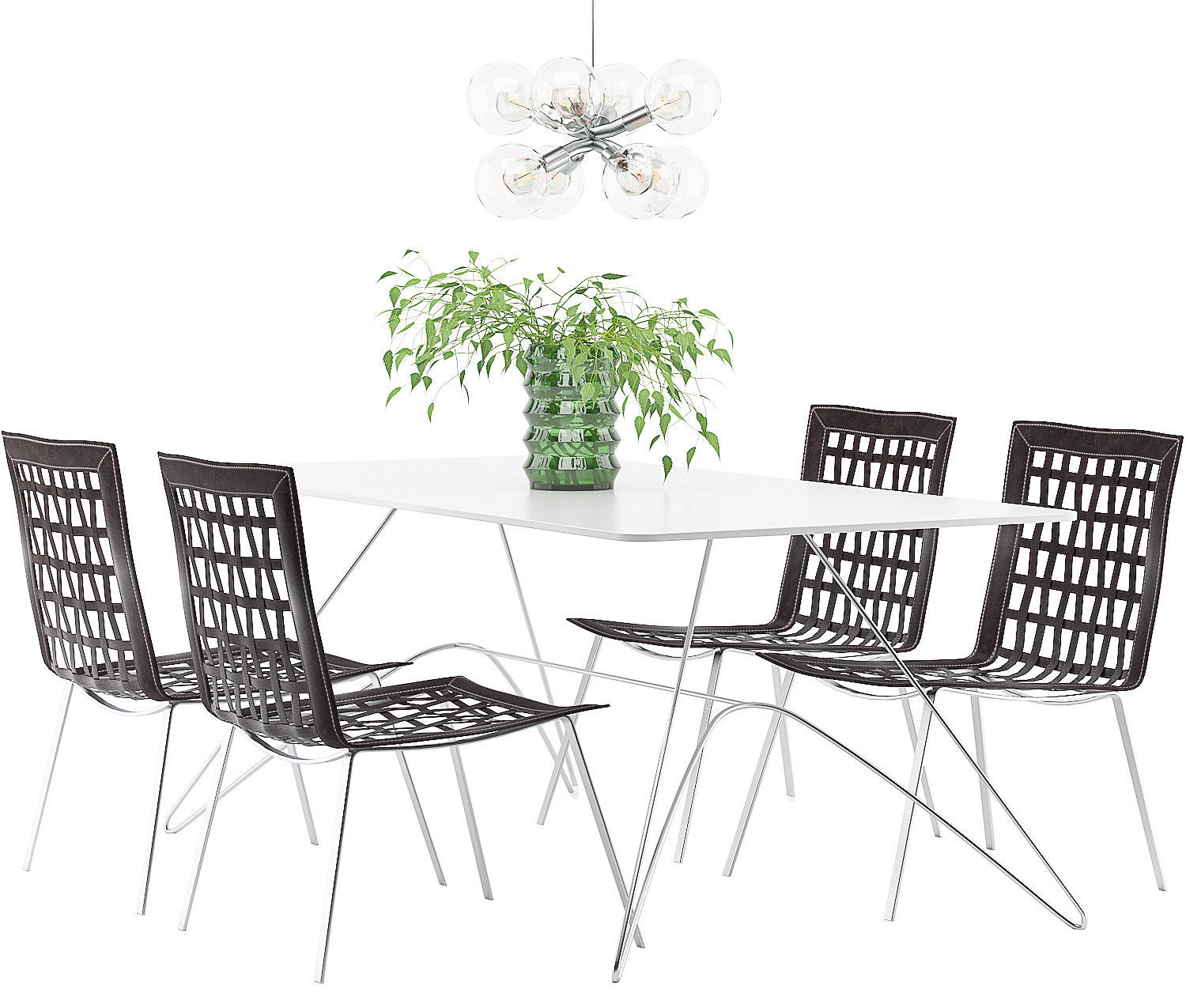 Dining Furnitures Set 24 3D model_1