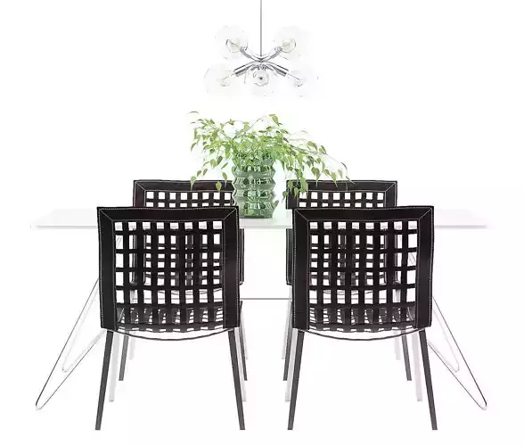 Dining Furnitures Set 24 3D model