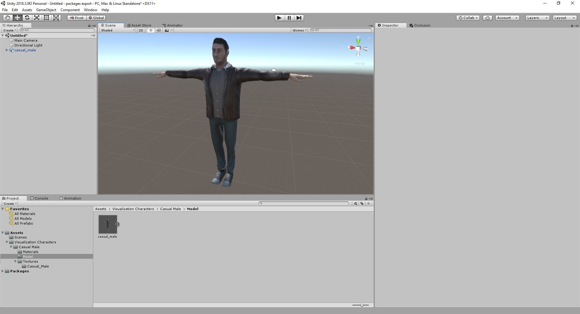 Casual Male Free low-poly 3D model_16
