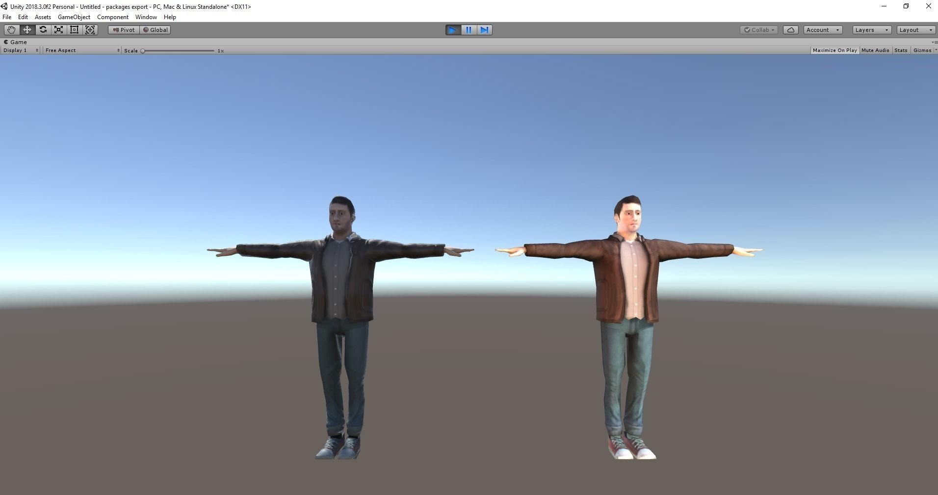 Casual Male Free low-poly 3D model_17