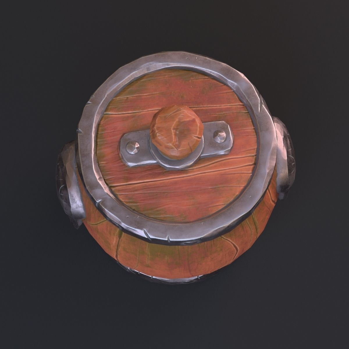 Skull Barrel 3D model_7
