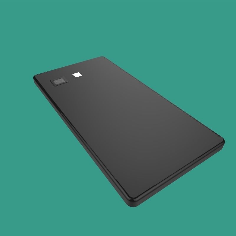 Phone nokia lumia Low-poly 3D model_5