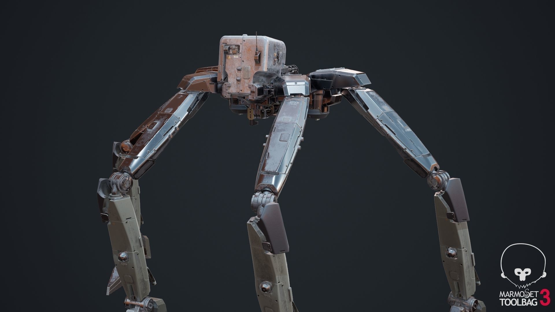 scifi-model532 star wars sci - fi robot 3D model_2