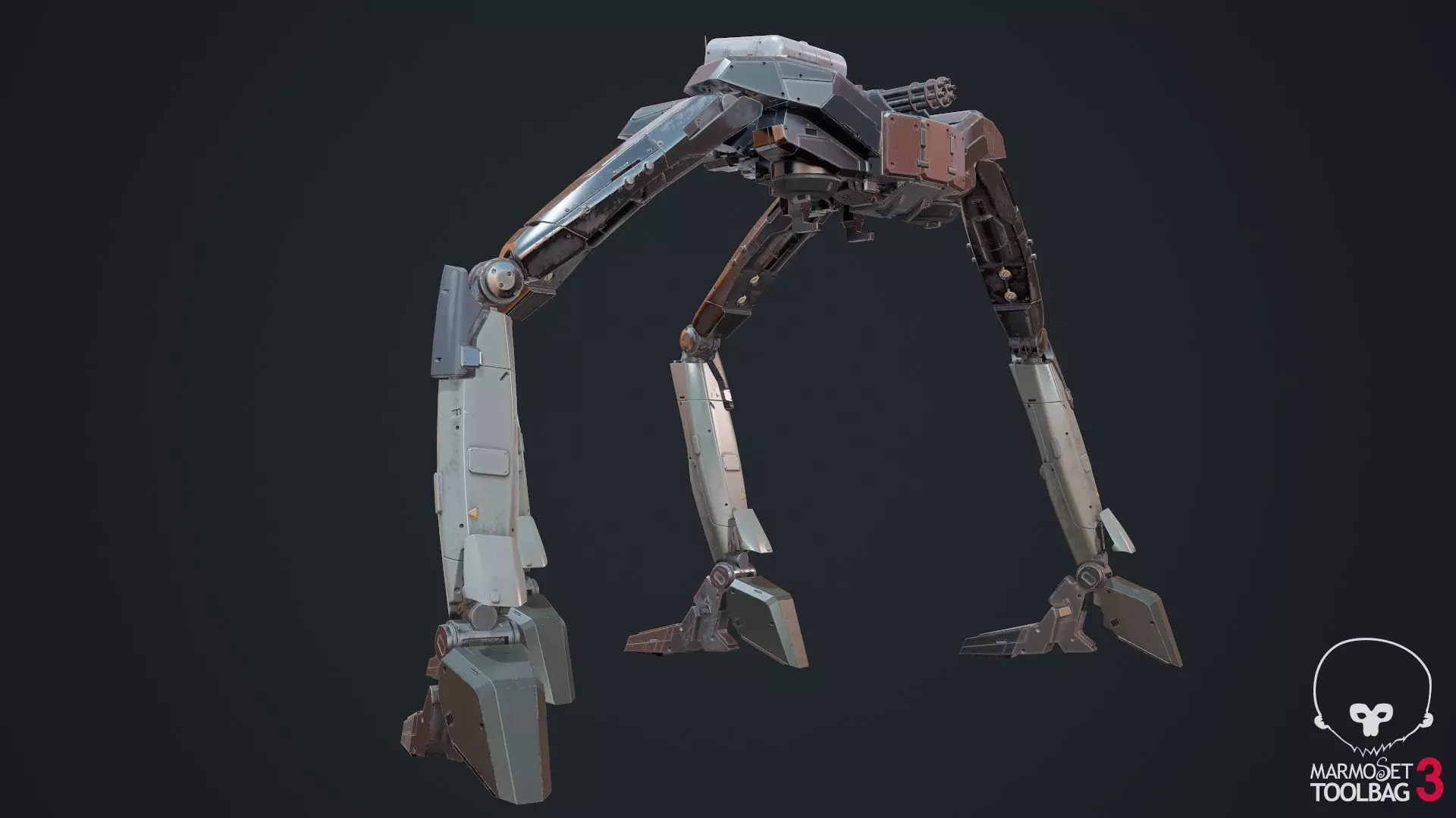 scifi-model532 star wars sci - fi robot 3D model_0