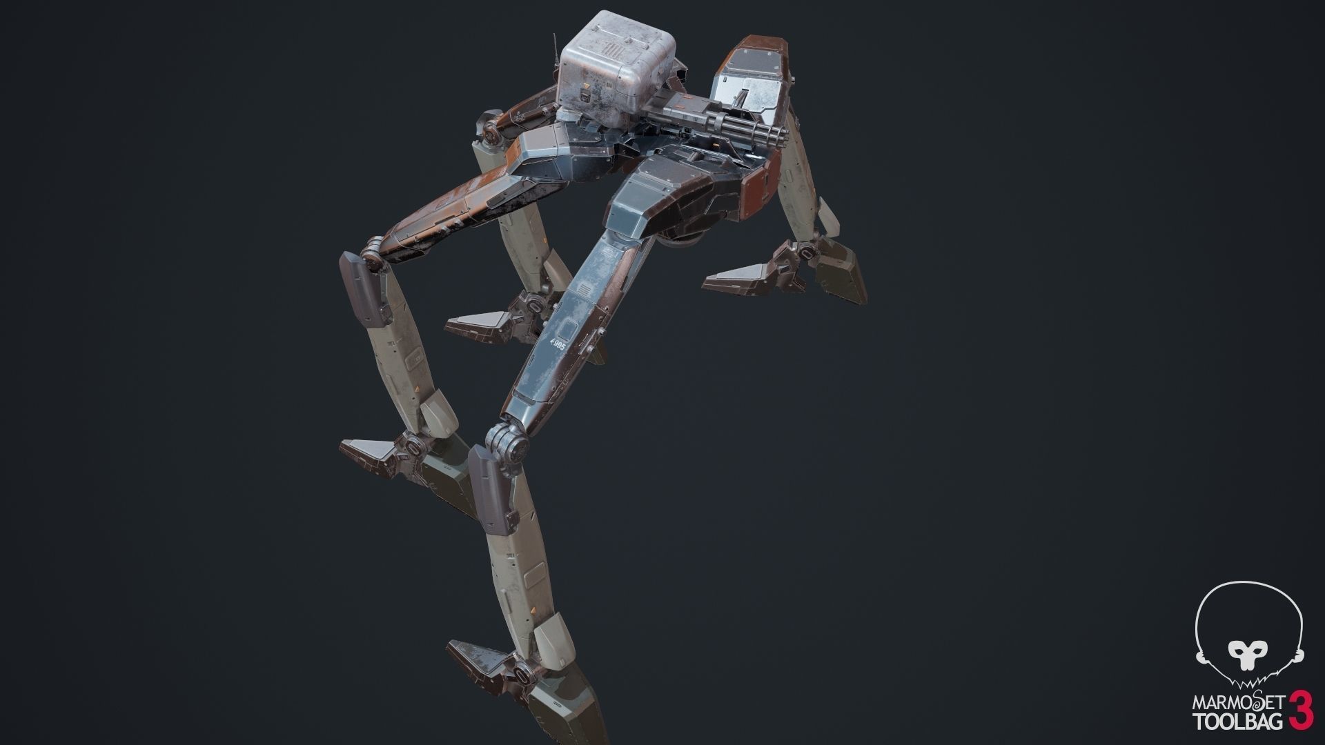 scifi-model532 star wars sci - fi robot 3D model_3