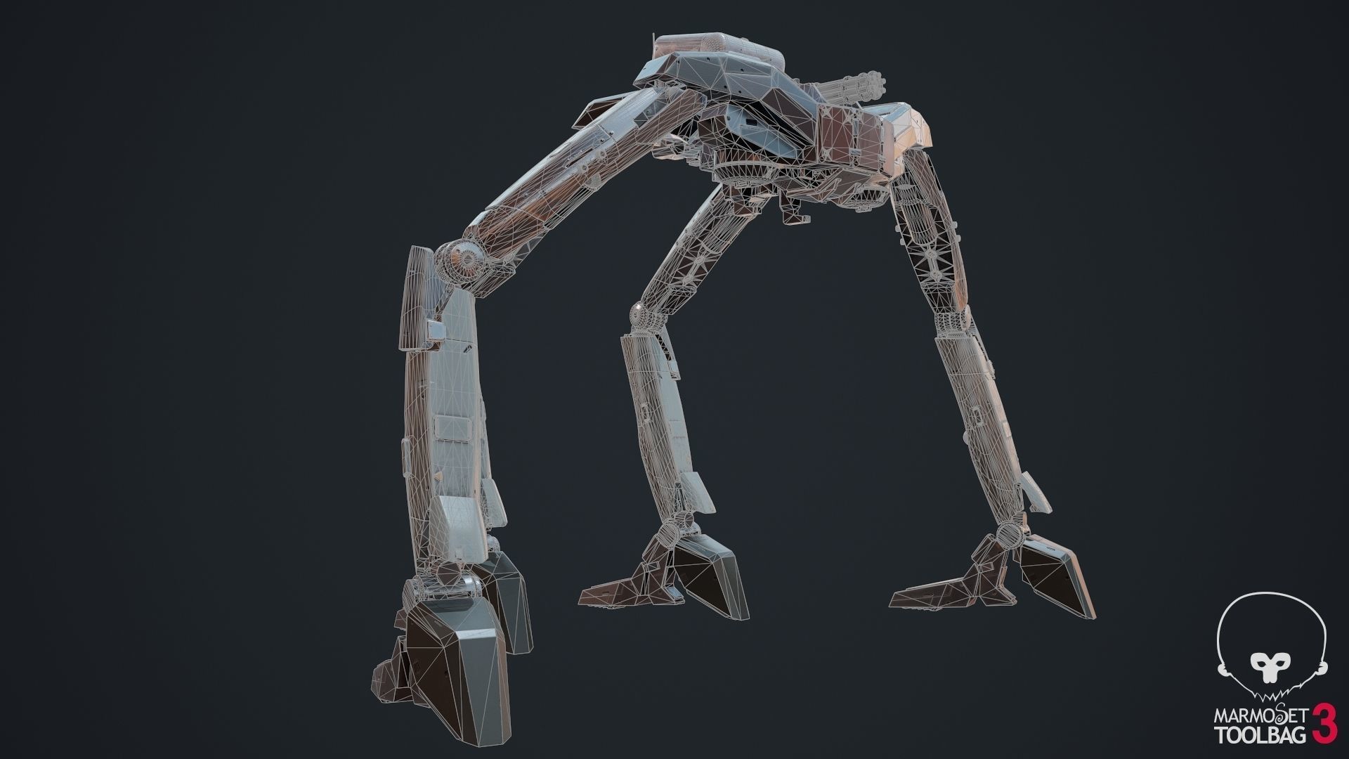scifi-model532 star wars sci - fi robot 3D model_6