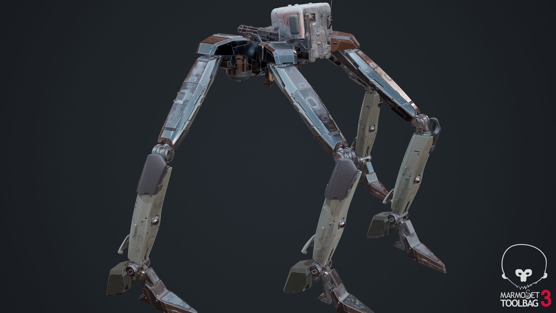 scifi-model532 star wars sci - fi robot 3D model_1