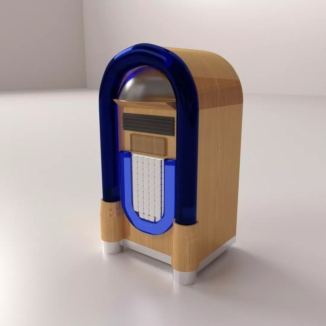 Diner Jukebox 3D model