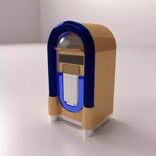 Diner Jukebox 3D model