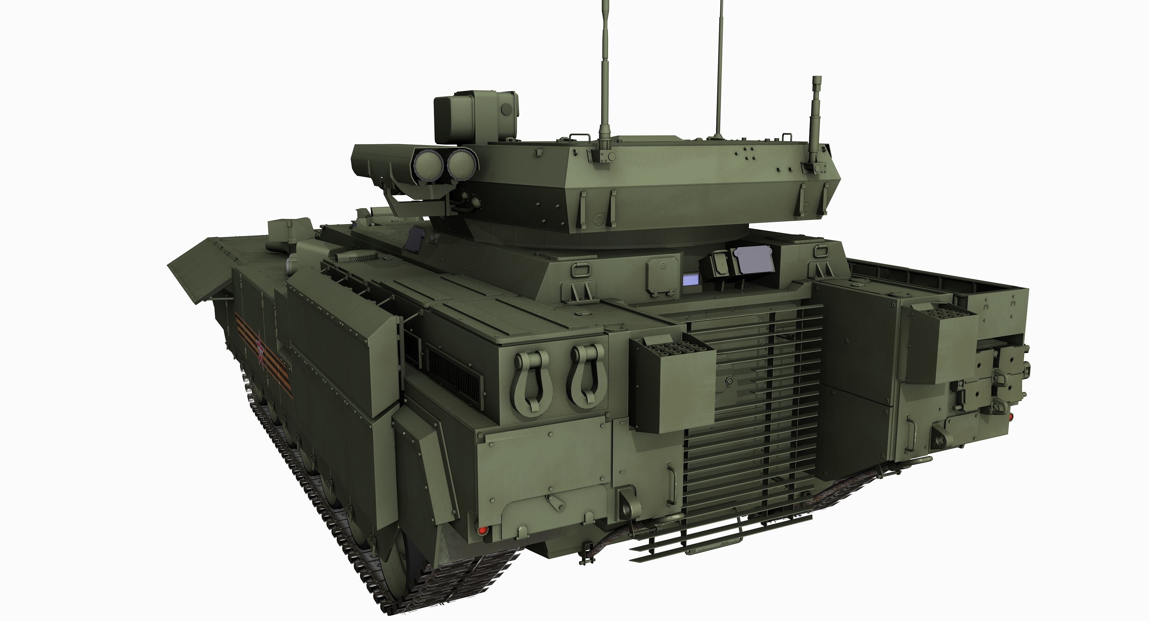 T-15 Armata Russian Heavy APC Game PBR Model Low-poly 3D model_5